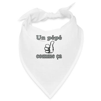 Un pépé comme ça - Bandana - Weiß - Vorne