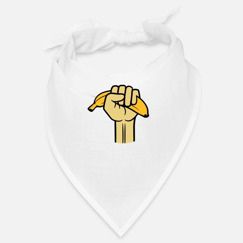 faust banane obst lecker hunger essen gesund hand Bandana