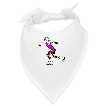 Inline Skate - Bandana - Weiß - Vorne