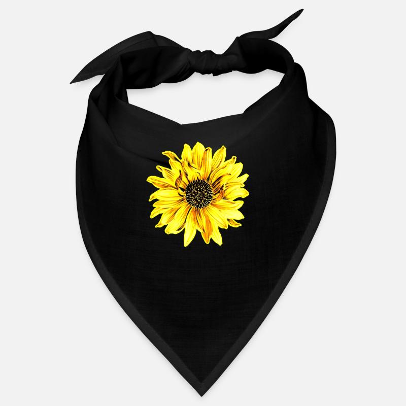 Fleur flower Fleur jaune Bandana