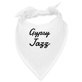 Jazz - Music - Blues - Funk - Jazzman - Groove - Bandana - Weiß - Vorne