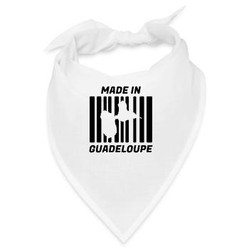 Guadeloupe / 971 / Meer / Frankreich - Bandana - Weiß - Vorne