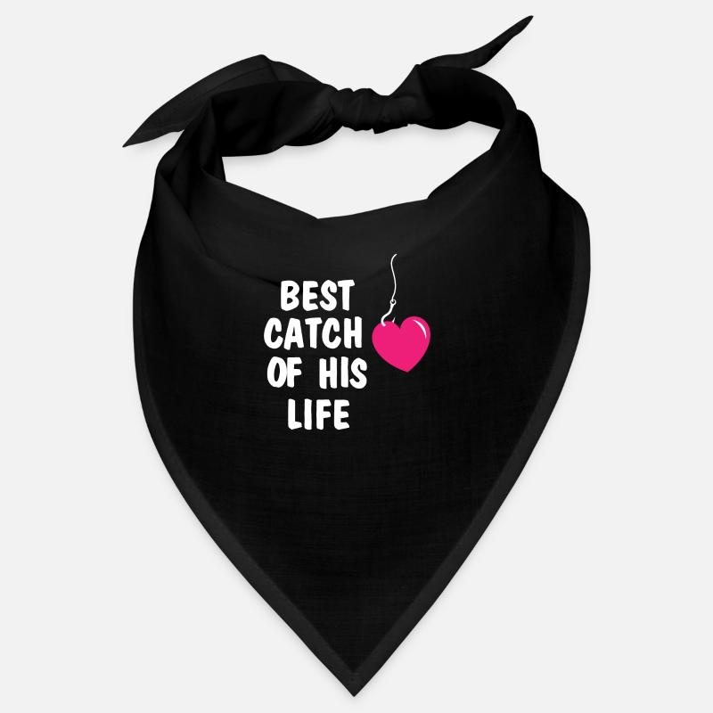 Valentinstag Best Catch Ehefrau Angler Geschenk Bandana