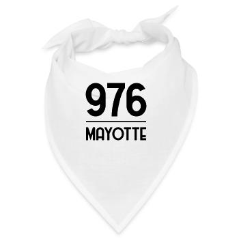 Mayotte / 976 / Comores / Maoré - Bandana - Weiß - Vorne