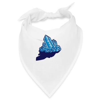 Schatten Kristall Edelstein - Bandana - Weiß - Vorne