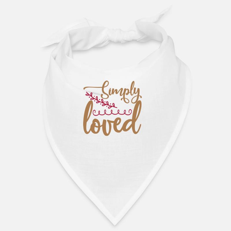 Simply loved Geschenk Valentinstag Geschenkidee Bandana