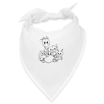 Willkommen Baby - Bandana - Weiß - Vorne