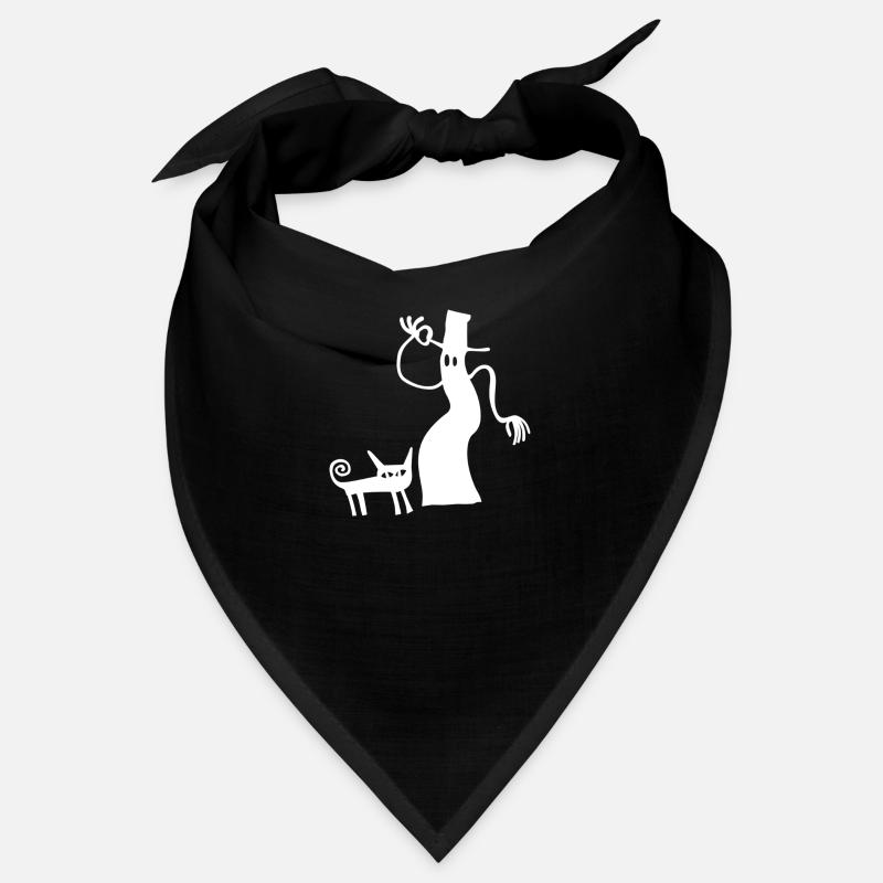 Witch with cat Bandana
