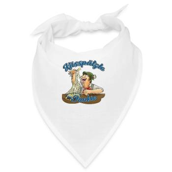 Kässpätzle Junkie - Bandana - Weiß - Vorne