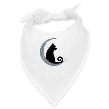 Mondkatze - Bandana - Weiß - Vorne