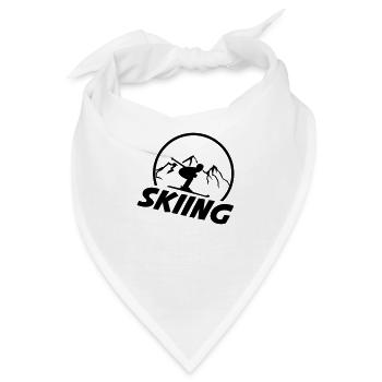 skiing - Bandana - Weiß - Vorne