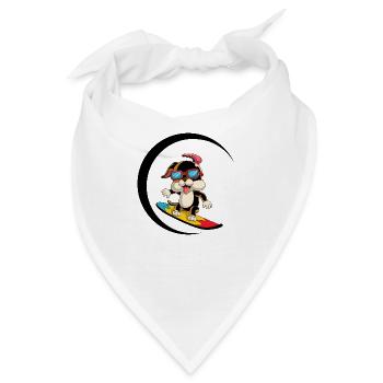 Dog Hund - Bandana - Weiß - Vorne