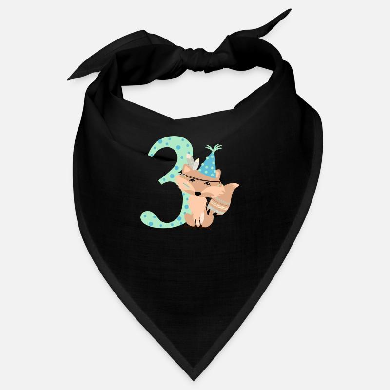 Indian fox 3rd birthday Bandana
