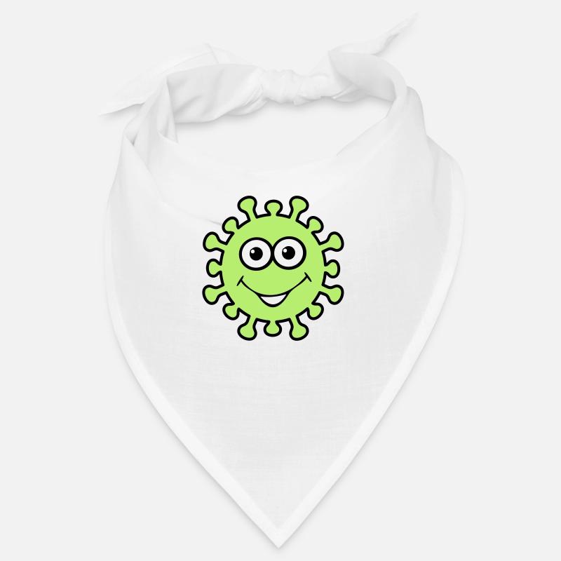 Virus heureux - Bandana - blanc