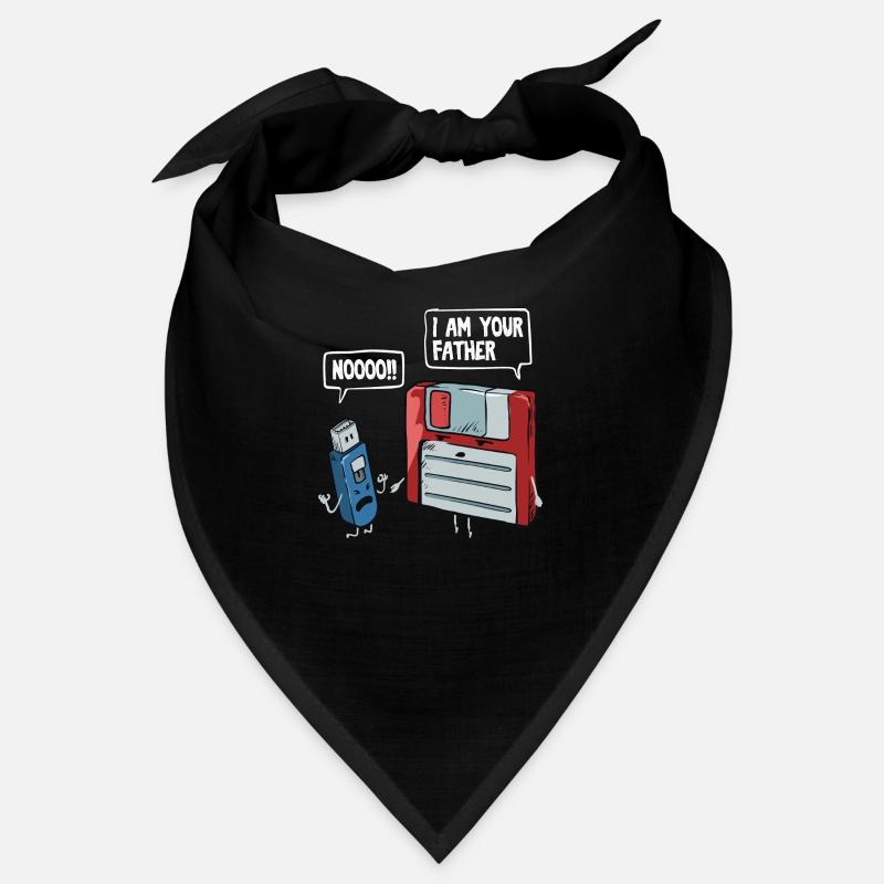 Diskette & USB Stick Geschenk für Computer Nerds Bandana