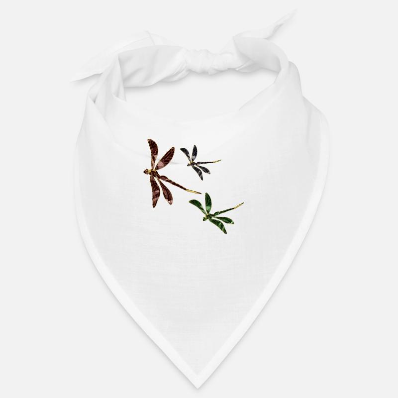 Libellules - Bandana - blanc