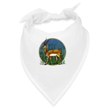 Antilope - Bandana - Weiß - Vorne