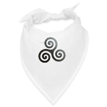 Triskele - Bandana - Weiß - Vorne