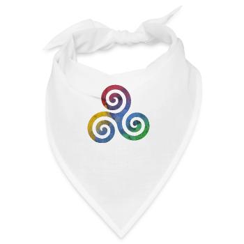 Triskele - Bandana - Weiß - Vorne
