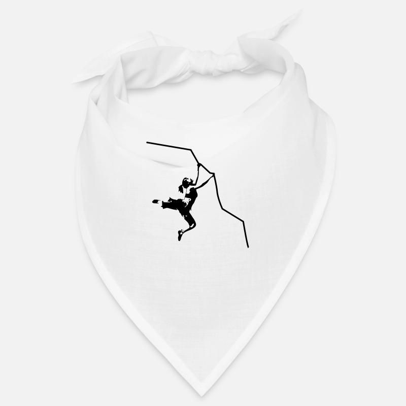 Frau in der Wand - Bandana - Weiß
