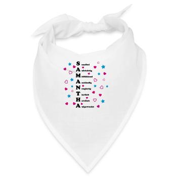 Samantha - Bandana - Weiß - Vorne