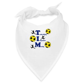 Tim - Bandana - Weiß - Vorne