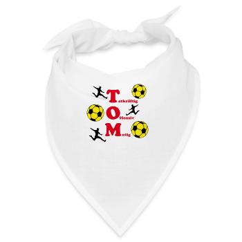 Tom - Bandana - Weiß - Vorne