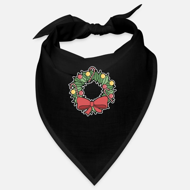 Weihnachtskranz Bandana