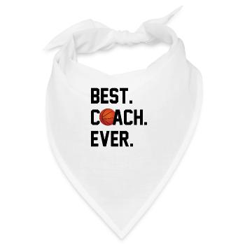 BESTER TRAINER BASKETBALL - Bandana - Weiß - Vorne