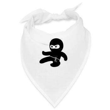 Ninja - Bandana - Weiß - Vorne