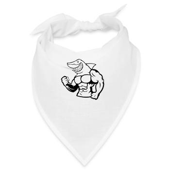 Strong Shark - Bandana - Weiß - Vorne