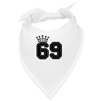 69 Crown - Bandana - Weiß - Vorne