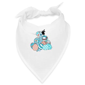 Der Osterhase - Bandana - Weiß - Vorne