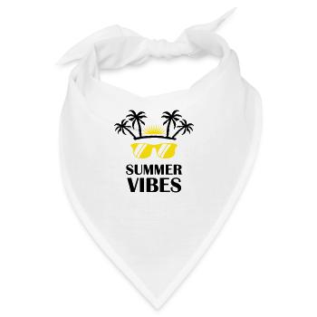 Summer Vibes - Bandana - Weiß - Vorne
