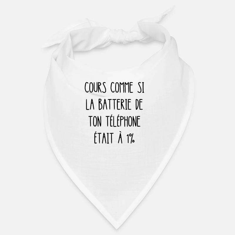 cours - Bandana - blanc