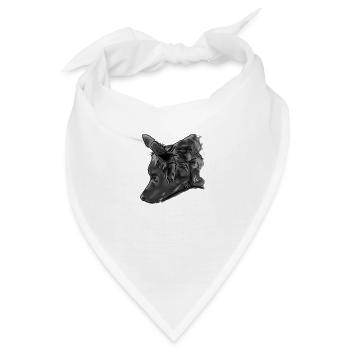 Australian Shepherd - Bandana - Weiß - Vorne
