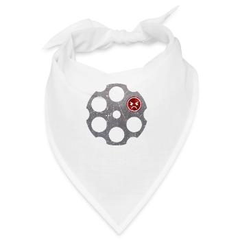 Revolver Trommel - Bandana - Weiß - Vorne