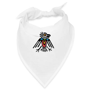 Maya Kultur, Lateinamerika - Bandana - Weiß - Vorne
