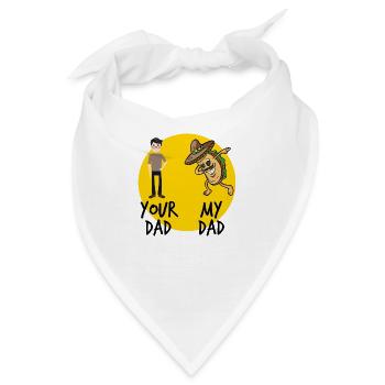 DEIN VATER MEIN VATER - Bandana - Weiß - Vorne