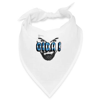 Oida bayrisch dialekt - Bandana - Weiß - Vorne