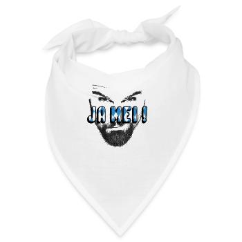 ja mei bayrisch dialekt - Bandana - Weiß - Vorne