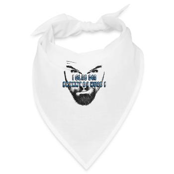 i glab dia brennt da huad bayrisch dialekt - Bandana - Weiß - Vorne