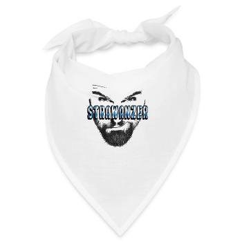 Strawanzer bayrisch dialekt - Bandana - Weiß - Vorne