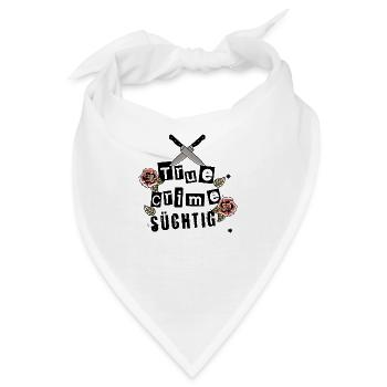true crime podcast - Bandana - Weiß - Vorne