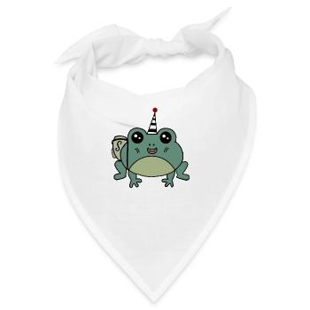 Silo der Frosch - Bandana - Weiß - Vorne
