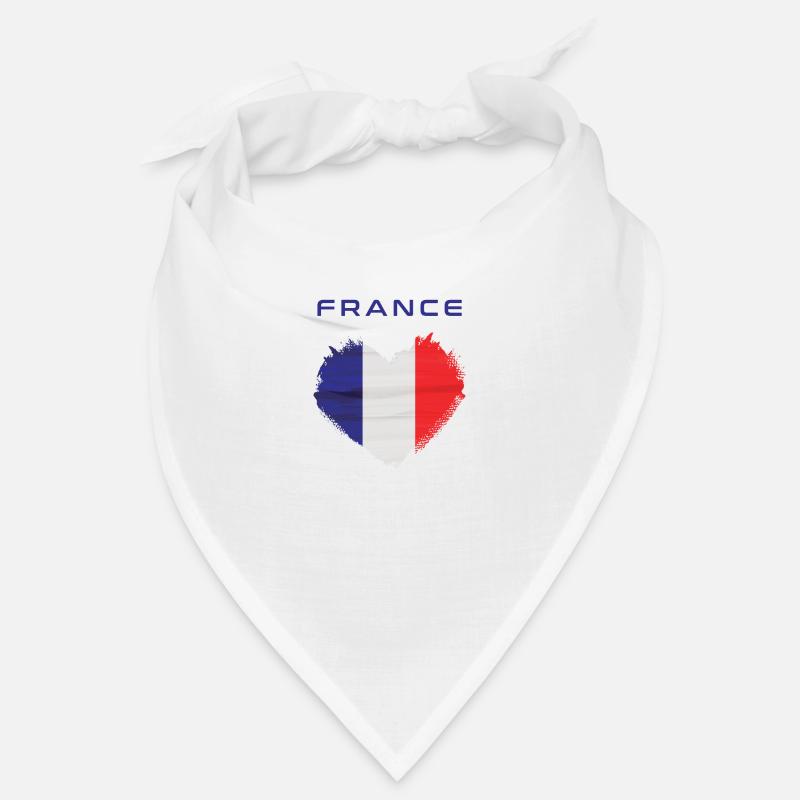 Herz Frankreich Bandana
