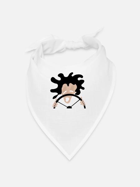 driver - Bandana - white - Front