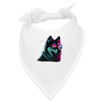 Alaskan Malamute Dogs Alaskan Malamutes - Bandana - Weiß - Vorne