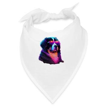Bernese Mountain Dog Dogs Bernese Mountain Dogs - Bandana - Weiß - Vorne