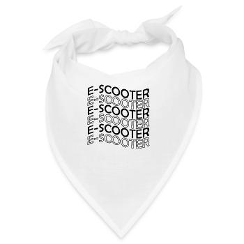 E-Scooter E-Roller Scooter - Bandana - Weiß - Vorne